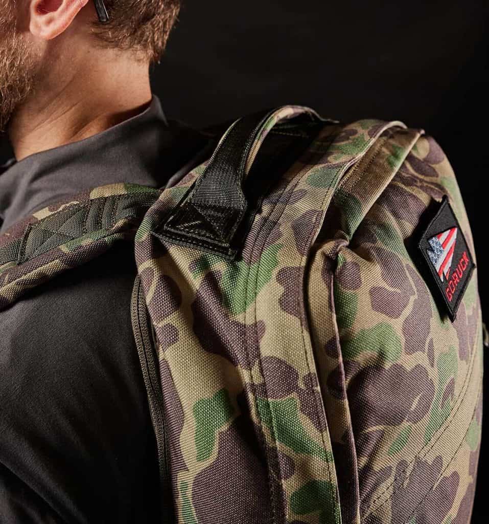 GORUCK GR1 worn top view