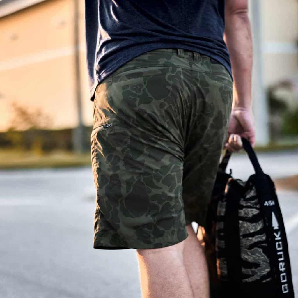 GORUCK Indestructible Challenge Shorts - 10.5 worn back