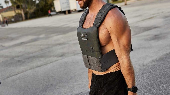 GORUCK Training Weight Vest with an athlete 2